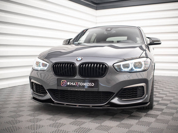 Maxton Design - FRONT SPLITTER V.1 BMW 1 F20/F21 M-POWER FACELIFT (2015-2019)