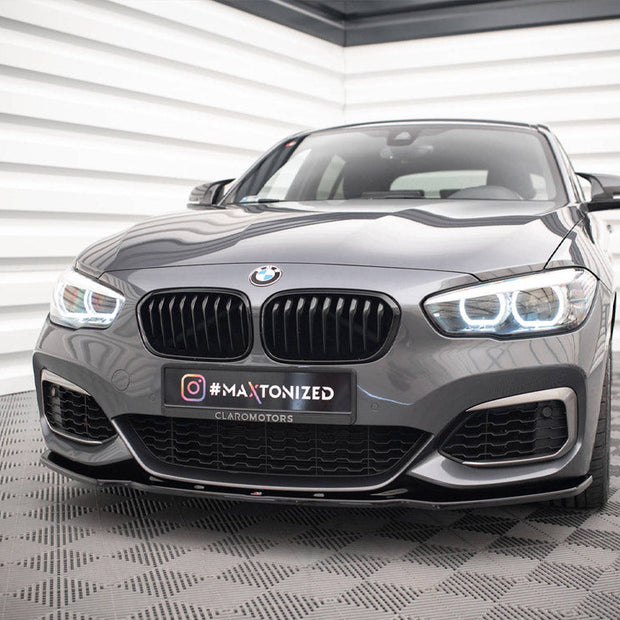 Maxton Design - FRONT SPLITTER V.1 BMW 1 F20/F21 M-POWER FACELIFT (2015-2019)