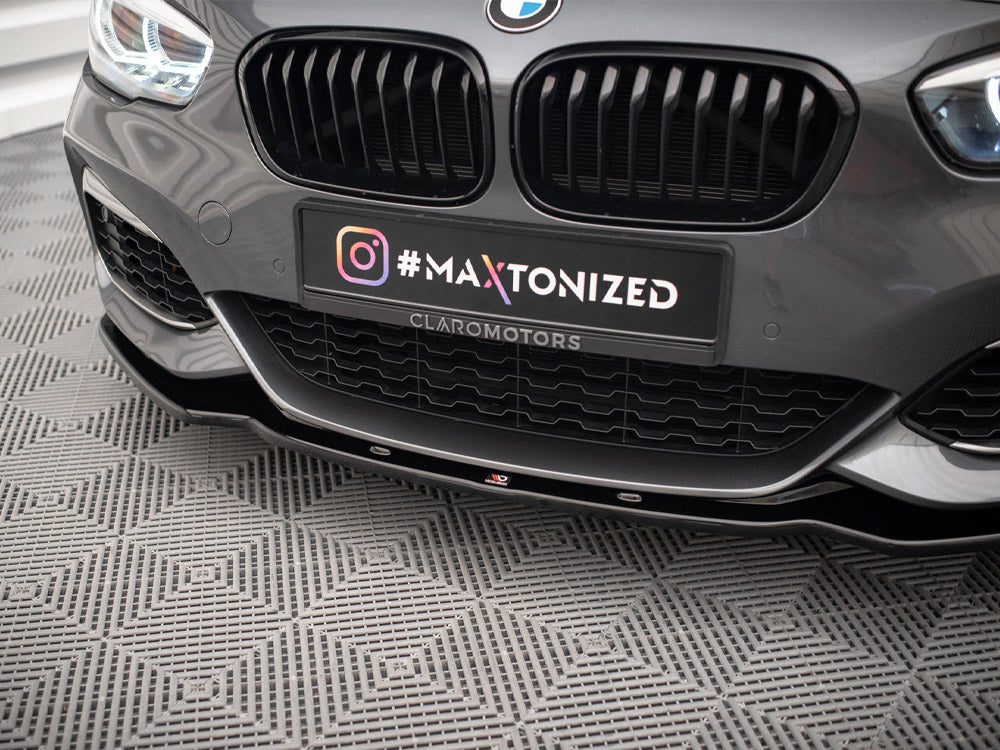 Maxton Design - FRONT SPLITTER V.1 BMW 1 F20/F21 M-POWER FACELIFT (2015-2019)