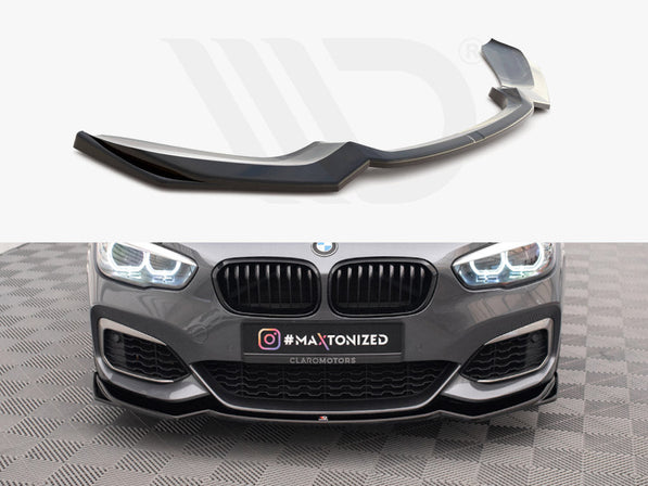 Maxton Design - FRONT SPLITTER V.2 BMW 1 F20/F21 M-POWER FACELIFT (2015-2019)