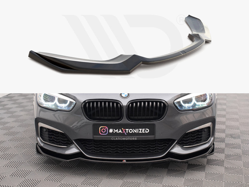 Maxton Design - FRONT SPLITTER V.2 BMW 1 F20/F21 M-POWER FACELIFT (2015-2019)