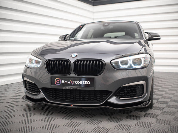 Maxton Design - FRONT SPLITTER V.2 BMW 1 F20/F21 M-POWER FACELIFT (2015-2019)