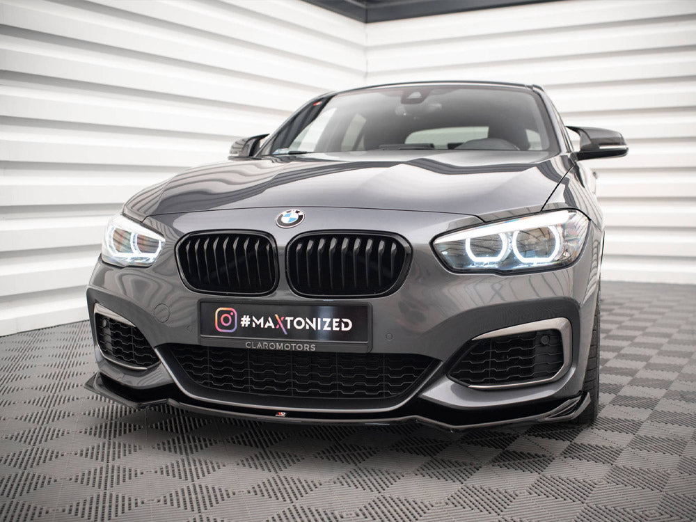 Maxton Design - FRONT SPLITTER V.2 BMW 1 F20/F21 M-POWER FACELIFT (2015-2019)