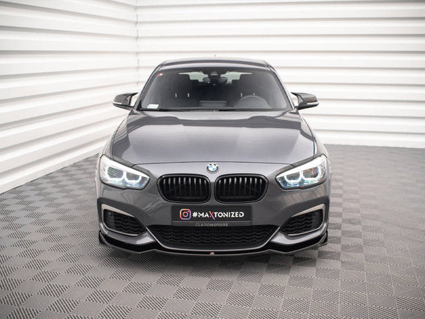 Maxton Design - FRONT SPLITTER V.2 BMW 1 F20/F21 M-POWER FACELIFT (2015-2019)