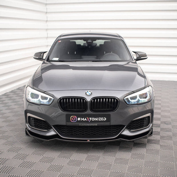 Maxton Design - FRONT SPLITTER V.2 BMW 1 F20/F21 M-POWER FACELIFT (2015-2019)