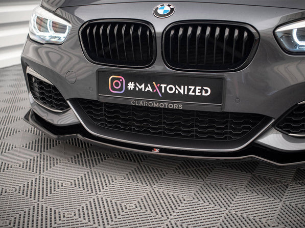 Maxton Design - FRONT SPLITTER V.2 BMW 1 F20/F21 M-POWER FACELIFT (2015-2019)