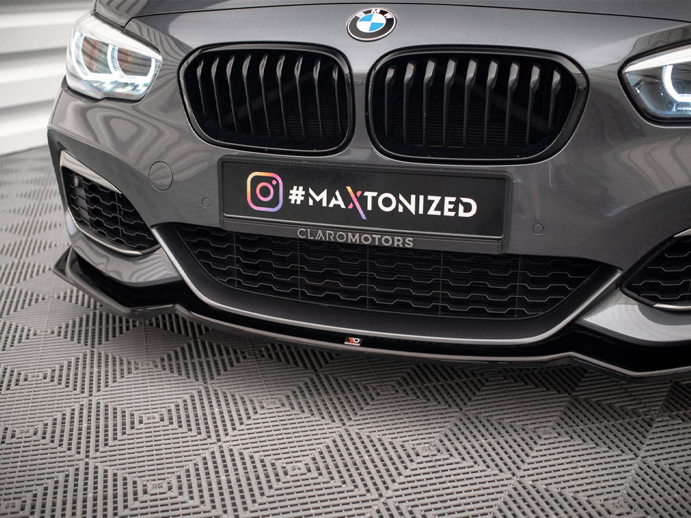 Maxton Design - FRONT SPLITTER V.2 BMW 1 F20/F21 M-POWER FACELIFT (2015-2019)
