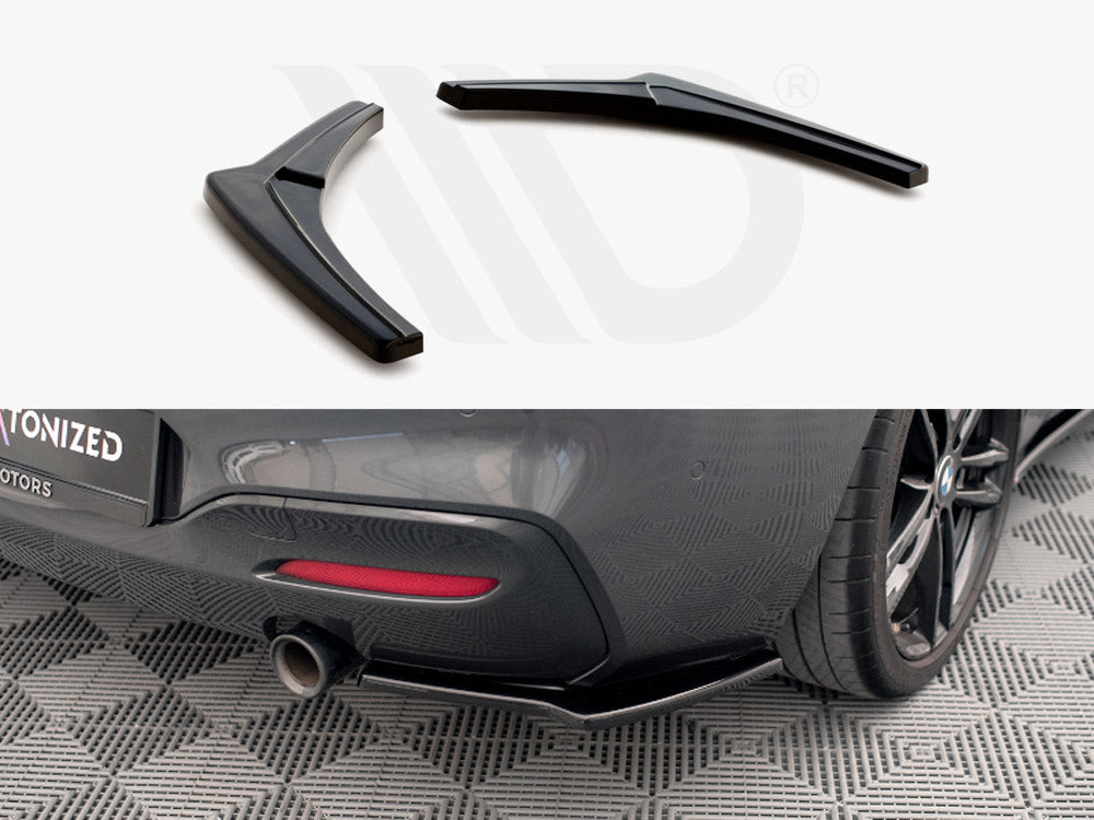 Maxton Design - REAR SIDE SPLITTERS V.2 BMW 1 F20/F21 M-POWER FACELIFT (2015-19)