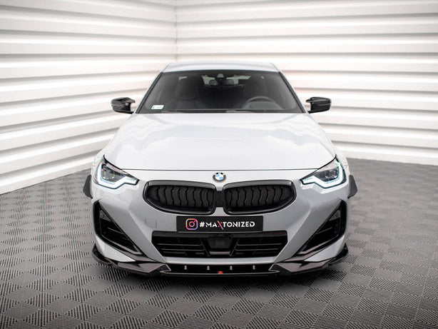 Maxton Design - FRONT SPLITTER V.2 BMW 2 COUPE M-PACK / M240I G42