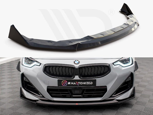 Maxton Design - FRONT SPLITTER V.3 BMW 2 COUPE M-PACK / M240I G42
