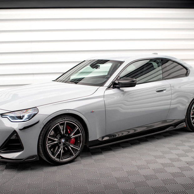 Maxton Design - SIDE SKIRTS DIFFUSERS V.1 BMW 2 COUPE M-PACK / M240I G42