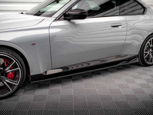 Maxton Design - SIDE SKIRTS DIFFUSERS V.1 BMW 2 COUPE M-PACK / M240I G42