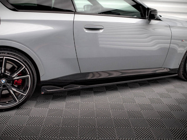 Maxton Design - SIDE SKIRTS DIFFUSERS V.1 BMW 2 COUPE M-PACK / M240I G42