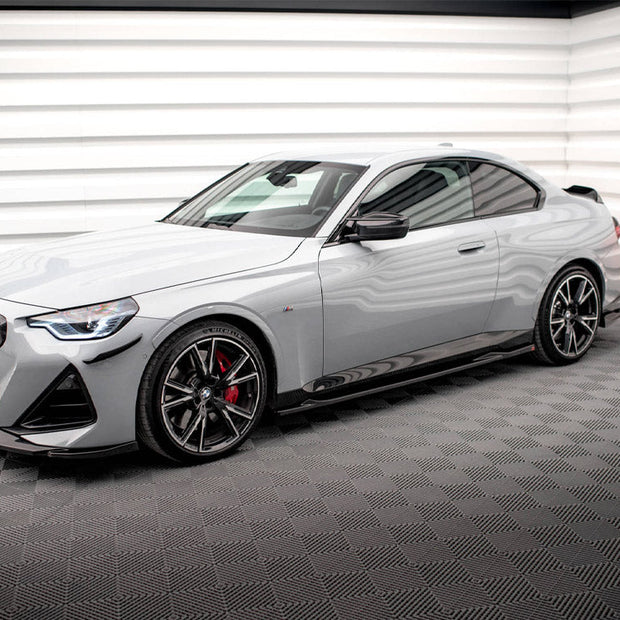 Maxton Design - SIDE SKIRTS DIFFUSERS V.2 BMW 2 COUPE M-PACK / M240I G42