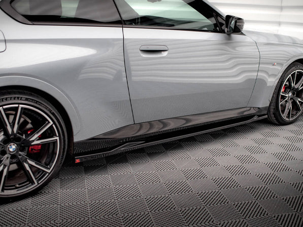 Maxton Design - SIDE SKIRTS DIFFUSERS V.2 BMW 2 COUPE M-PACK / M240I G42