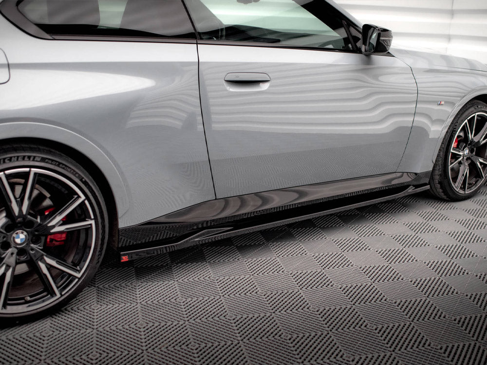 Maxton Design - SIDE SKIRTS DIFFUSERS V.2 BMW 2 COUPE M-PACK / M240I G42