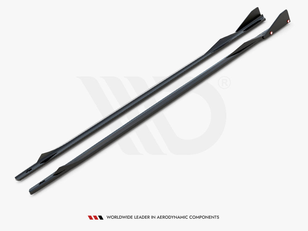 Maxton Design - SIDE SKIRTS DIFFUSERS V.2 + FLAPS BMW 2 COUPE M-PACK / M240I G42