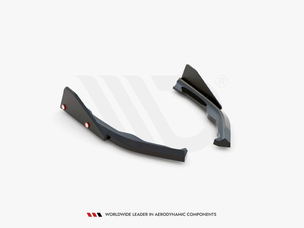Maxton Design - REAR SIDE SPLITTERS V.2 + FLAPS BMW 2 COUPE M-PACK G42