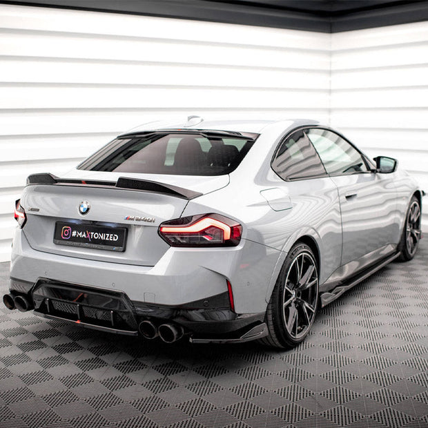 Maxton Design - REAR SIDE SPLITTERS V.1 BMW 2 COUPE M240I G42