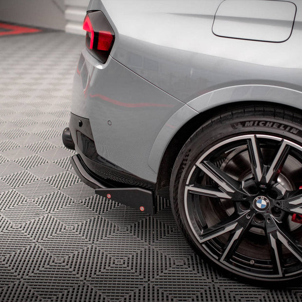 Maxton Design - REAR SIDE SPLITTERS V.2 + FLAPS BMW 2 COUPE M240I G42