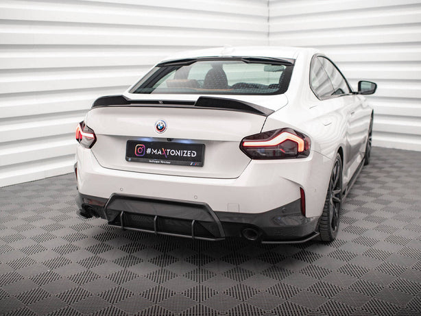 Maxton Design - STREET PRO REAR SIDE SPLITTERS BMW 2 COUPE M-PACK G42