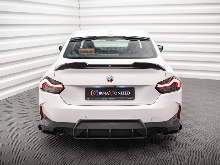 Maxton Design - STREET PRO REAR SIDE SPLITTERS + FLAPS BMW 2 COUPE M-PACK G42