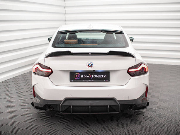 Maxton Design - STREET PRO REAR SIDE SPLITTERS + FLAPS BMW 2 COUPE M-PACK G42