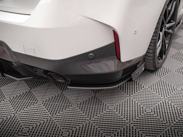Maxton Design - STREET PRO REAR SIDE SPLITTERS + FLAPS BMW 2 COUPE M-PACK G42