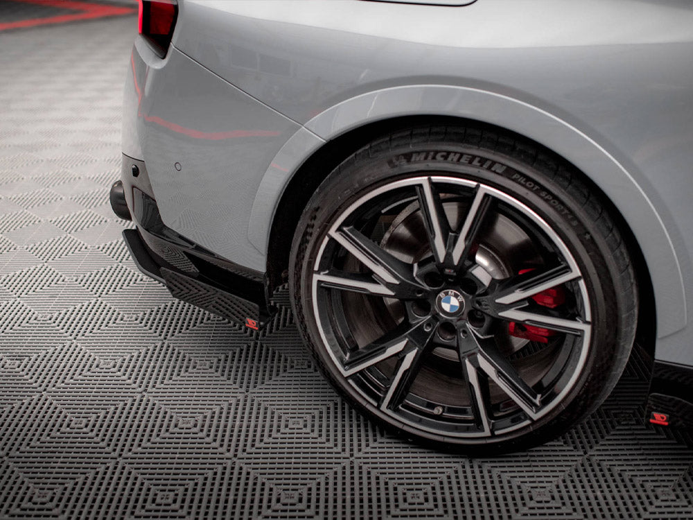 Maxton Design - STREET PRO REAR SIDE SPLITTERS + FLAPS BMW 2 COUPE M240I G42