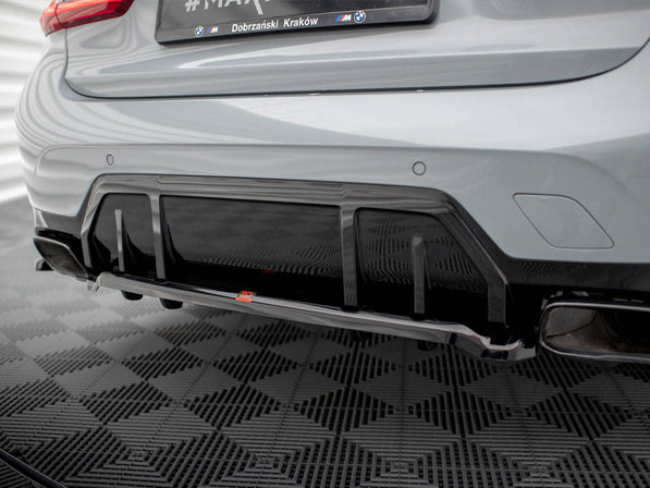 Maxton Design - Rear Splitter (Vertical Bars) V.1 BMW M340i G20 / G21 Facelift
