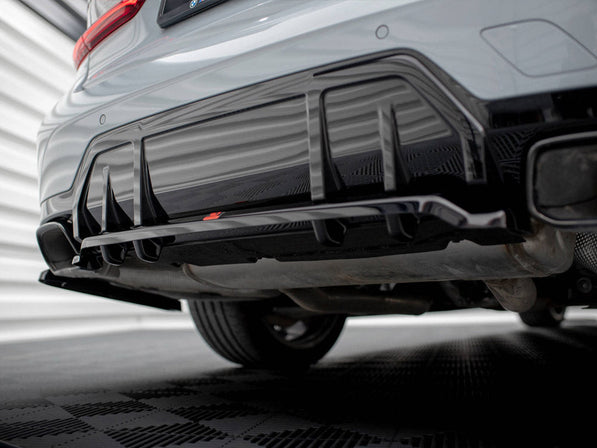 Maxton Design - Rear Splitter (Vertical Bars) V.1 BMW M340i G20 / G21 Facelift