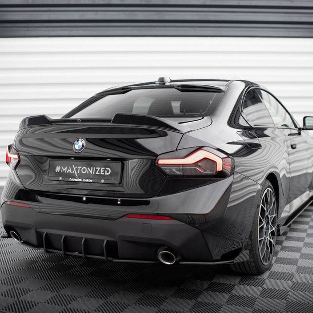 Maxton Design - STREET PRO REAR SIDE SPLITTERS + FLAPS BMW 2 COUPE G42