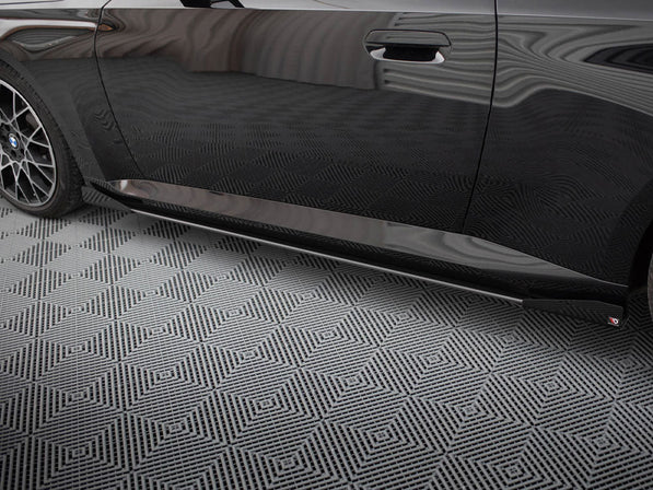 Maxton Design - STREET PRO SIDE SKIRTS DIFFUSERS + FLAPS BMW 2 COUPE G42