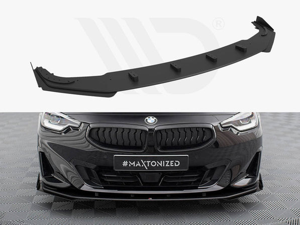 Maxton Design - STREET PRO FRONT SPLITTER + FLAPS BMW 2 COUPE G42