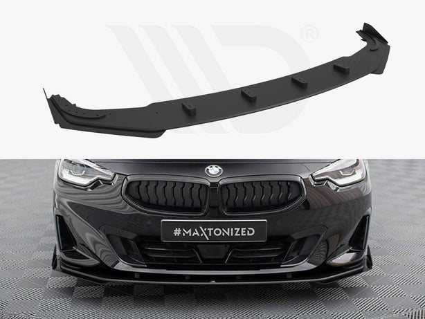 Maxton Design - STREET PRO FRONT SPLITTER + FLAPS BMW 2 COUPE G42