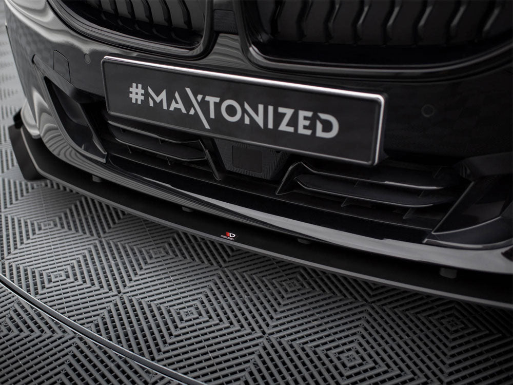 Maxton Design - STREET PRO FRONT SPLITTER + FLAPS BMW 2 COUPE G42