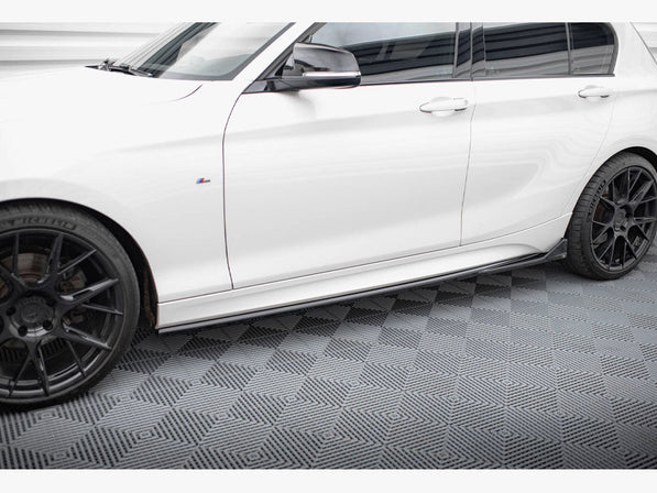 Maxton Design - Side Skirts Diffusers V.3 CSL Look BMW 1 M-Pack / M140i F20 Facelift