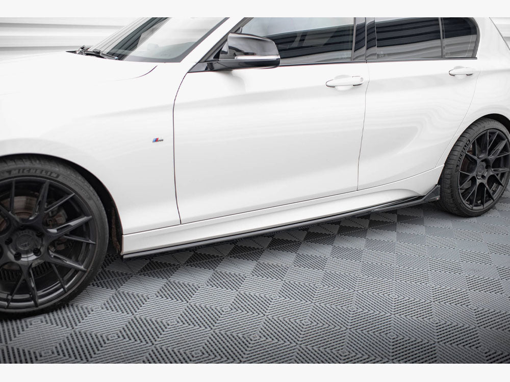 Maxton Design - Side Skirts Diffusers V.3 CSL Look BMW 1 M-Pack / M140i F20 Facelift