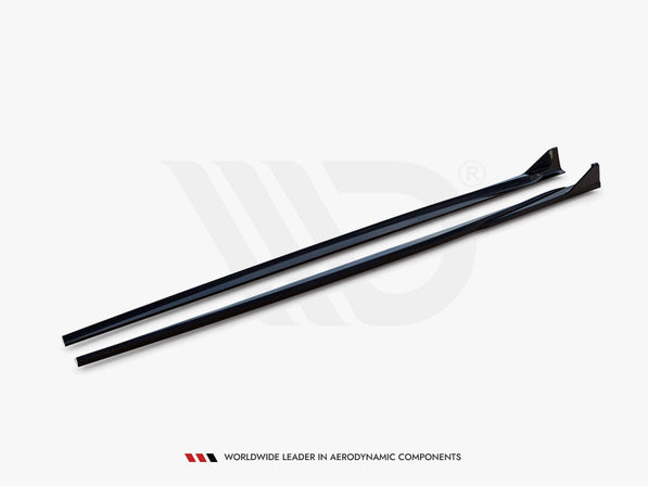 Maxton Design - Side Skirts Diffusers V.3 CSL Look BMW 1 M-Pack / M140i F20 Facelift