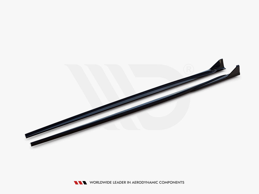 Maxton Design - Side Skirts Diffusers V.3 CSL Look BMW 1 M-Pack / M140i F20 Facelift