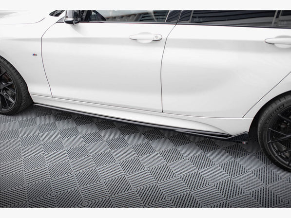 Maxton Design - Side Skirts Diffusers V.3 CSL Look BMW 1 M-Pack / M140i F20 Facelift