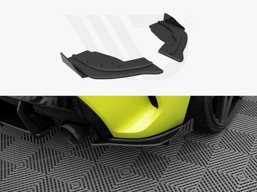 Maxton Design - STREET PRO REAR SIDE SPLITTERS V.1 + FLAPS V.1 BMW 1 F40 M-PACK / M135I