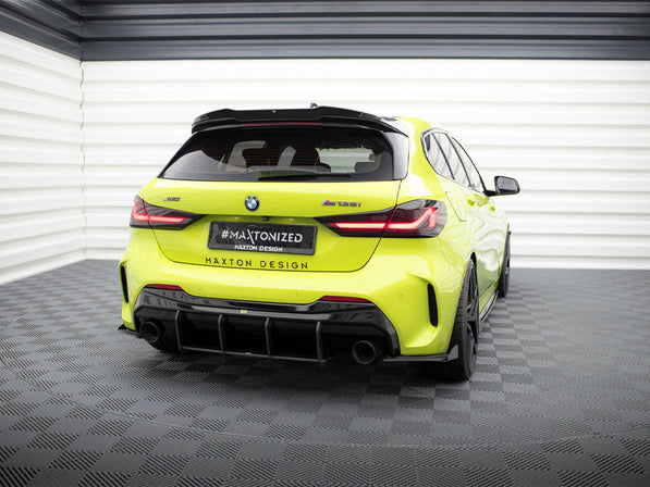 Maxton Design - STREET PRO REAR SIDE SPLITTERS V.1 + FLAPS V.1 BMW 1 F40 M-PACK / M135I