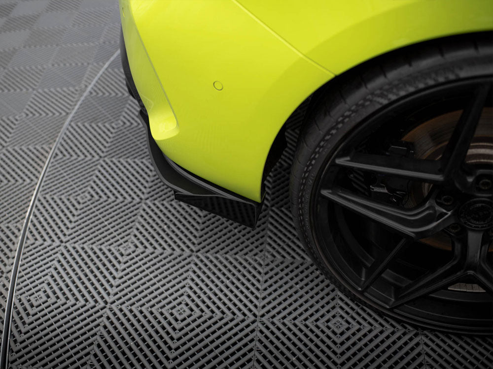 Maxton Design - STREET PRO REAR SIDE SPLITTERS V.1 + FLAPS V.1 BMW 1 F40 M-PACK / M135I