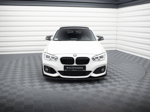 Maxton Design - STREET PRO RACING DURABILITY FRONT SPLITTER V3 (+FLAPS) BMW 1 F20 M-PACK FACELIFT / M140I (2015-2019)