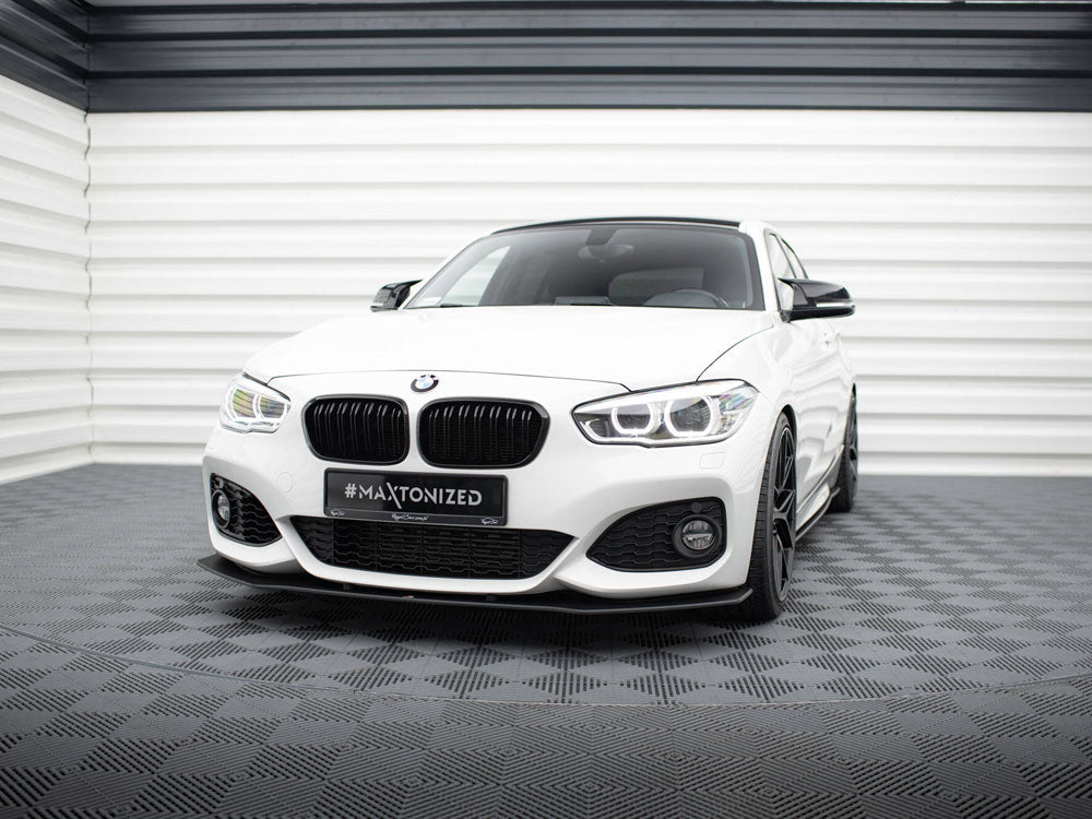 Maxton Design - STREET PRO RACING DURABILITY FRONT SPLITTER V3 (+FLAPS) BMW 1 F20 M-PACK FACELIFT / M140I (2015-2019)