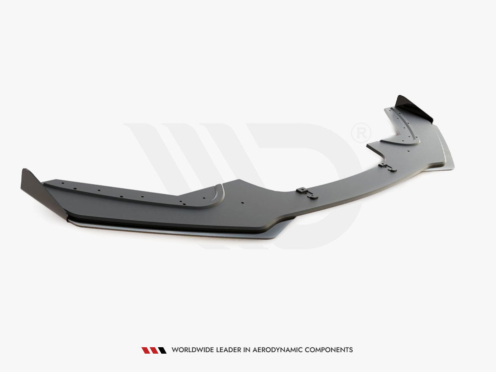 Maxton Design - STREET PRO RACING DURABILITY FRONT SPLITTER V3 (+FLAPS) BMW 1 F20 M-PACK FACELIFT / M140I (2015-2019)