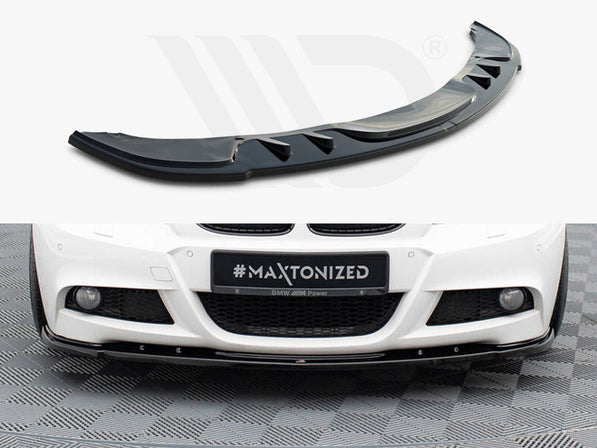 Maxton Design - Front Splitter V.1 BMW 3 Sedan / Touring M-Sport E90 / E91 Facelift