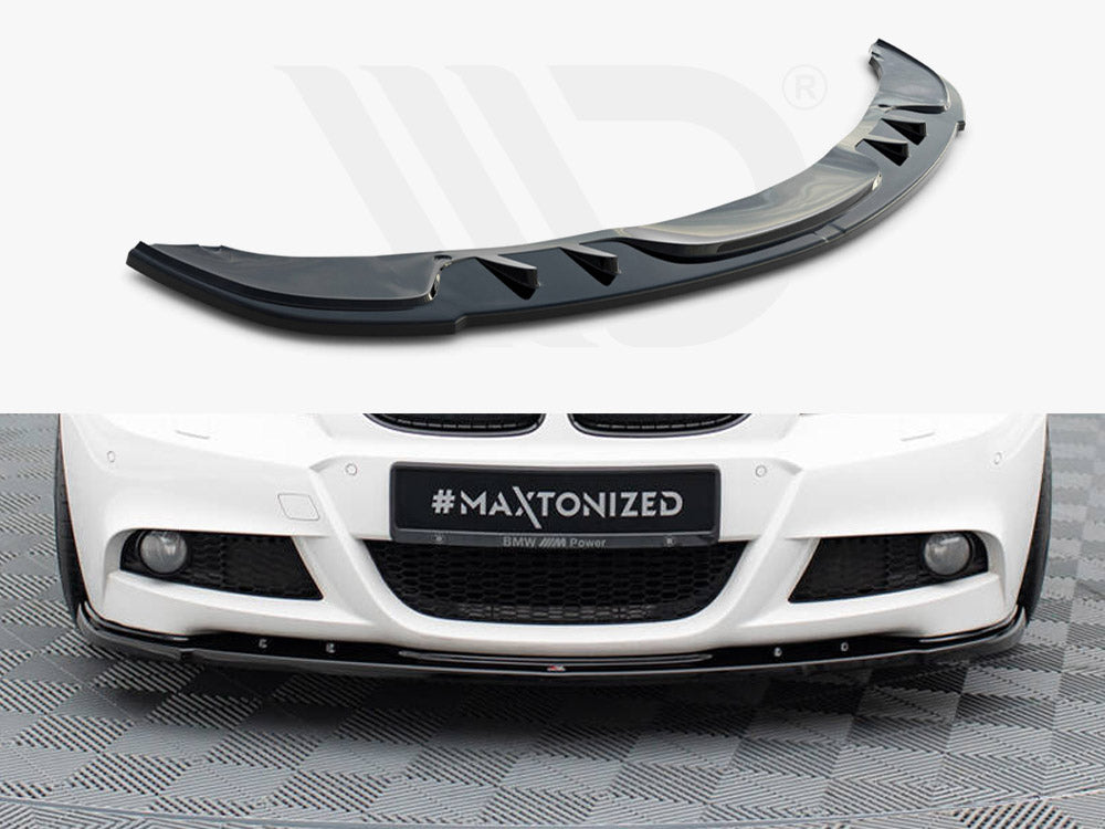 Maxton Design - Front Splitter V.1 BMW 3 Sedan / Touring M-Sport E90 / E91 Facelift
