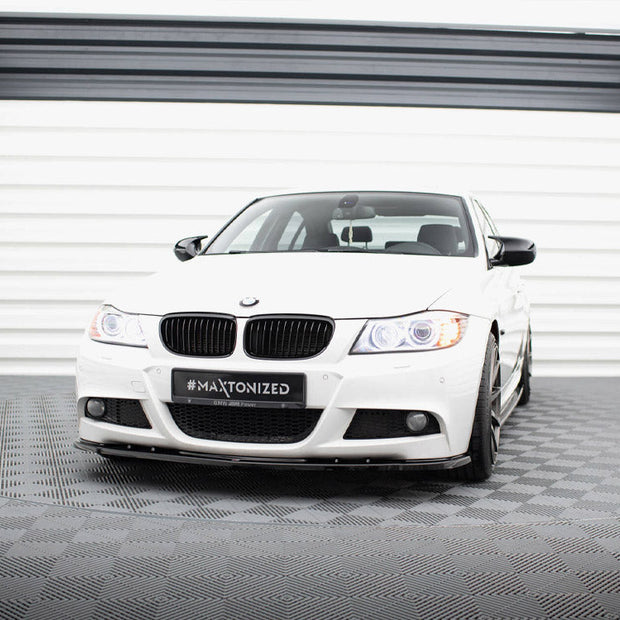 Maxton Design - Front Splitter V.1 BMW 3 Sedan / Touring M-Sport E90 / E91 Facelift
